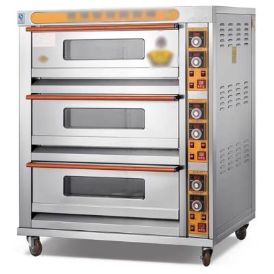 China Commercial Baking Catering Commercial Electric Thermostatic Pizza Oven With Timing Two Stage Four - Plate Oven for sale