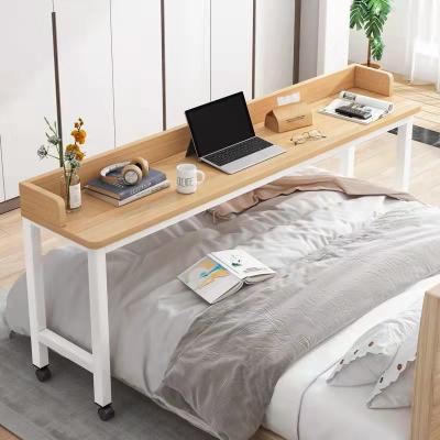 China Extendable Computer Desk On Bed Mobile Home Office Notebook Desk Small Bedside Table Cross Bed Desk Table Design for sale