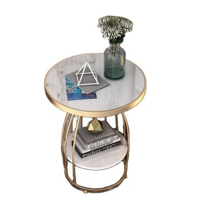 China (Other) adjustable sofa around light marble Nordic luxury minimalist balcony table small bedside table coffee table for sale