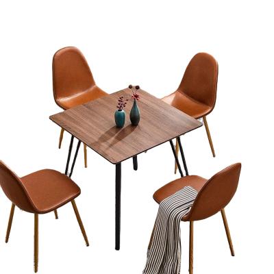 China Other 4 seater cheap modern natural space saving wooden dining room furniture for sale