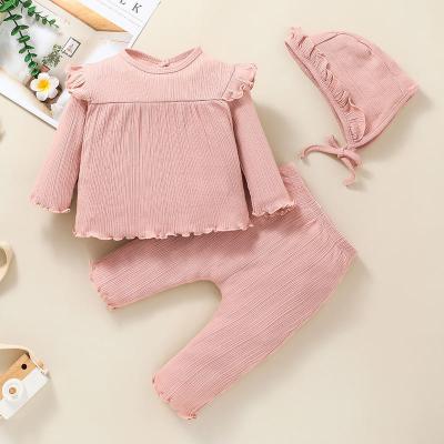 China 2021 Brand Anti-Shrink Hot Custom Classic Outfit Baby Kids Clothing Boutique Sale Luxury Clothes 6-12month Sets for sale