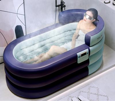 China Factory Price Viable Best Selling Logo Plastic Inflate Portable Private Bathtub for sale