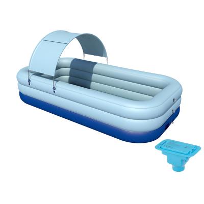 China Customized Swimming Pools Factory Price Customized PVC Plastic Portable Inflatable Swimming Pools for sale