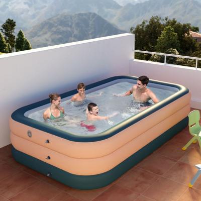 China Customized Swimming Pools Factory Price Normal Outdoor Garden Plastic Inflatable Kid Bath Pool for sale