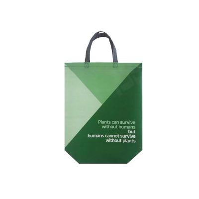 China Wholesale Custom Eco Friendly Handled Cheap Die Cut Non Woven Fabric Shopping Bag T-shirt Non Woven Shopping Bag for sale