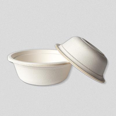 China Water Proof And Oil Proof 500ML Environmentally Friendly Non-pollution Degradable Bagasse Disposable Bowl for sale