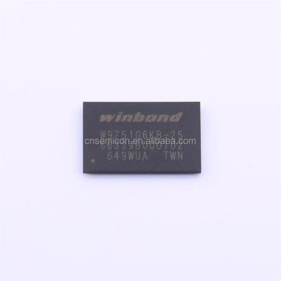 China Semicon Standard Voltage Regulator Amplifier Chips W9751G6KB-25 BGA84 Microcontroller IC Chip BOM List Service for sale