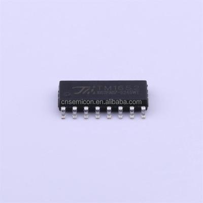 China Semicon Voltage Regulator Microcontroller IC Chip TM1652 SOP16 BOM Electronic Component List Standard Service for sale