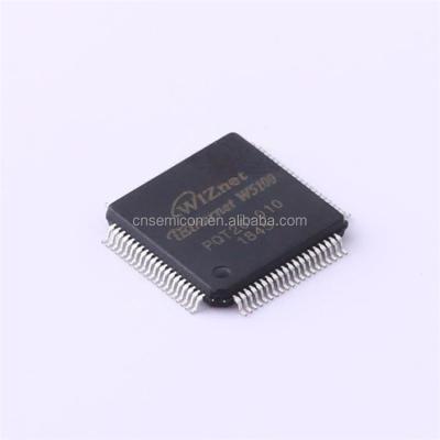 China Semicon Microcontroller Switching Regulator IC Chip W5100 QFP80 Electronic Components BOM List Standard Service for sale