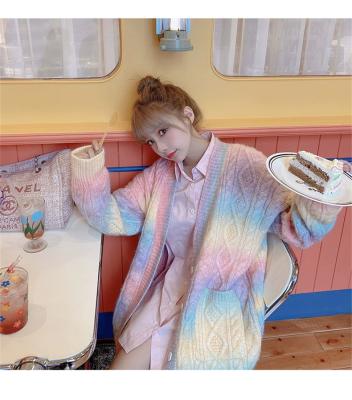 China J&H waterproof fashion stretching products 2021 new arrivals wool fabric cotton candy color long sleeve oversized women's coat for sale