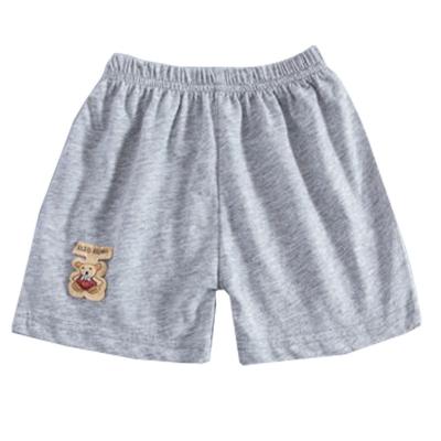 China 2022 Summer J&H Wholesale Boys Shorts Breathable Cute Cartoon Bear Patches Shorts Baby Toddler Kids Comfortable Casual Lounge Wear Shorts for sale