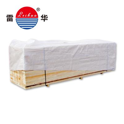 China Water Resistant Printing Logo PE Lumber Cover Lumber Wrap Customized Color Weight Size en venta