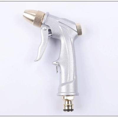 China Variable Spray Patterns Baking Lacquer Gun Aluminum Alloy Short Adjustable Water Gun for Garden and Lawn Irrigation and Cleaning for sale