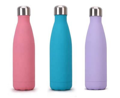 China 500ml Sustainable Sports Outdoor Single Stainless Steel Cola Hot and Cold Water Bottle Drink Coke Flask for sale