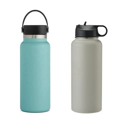 China Sustainable custom bpa double wall vacuum insulated stainless steel camping bottle with logo for sale