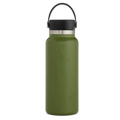 China Eco - Friendly Thermo Insulated Double Wall Stainless Steel Vacuum Sustainable Expanding Water Bottle for sale