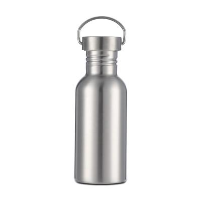 China Sustainable Stainless Steel Single Wall Wide Mouth Bottle Sports Bottles for sale