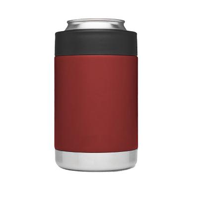 China Popular 12oz Disposable Insulated Vacuum Stainless Steel Slim Bottle Metal Beer Can Cooler for sale