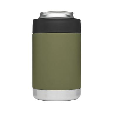 China Disposable Food Grade 12oz Insulated Vacuum Bottle Metal Beer Stainless Steel Box Cooler Slim Wholesale for sale