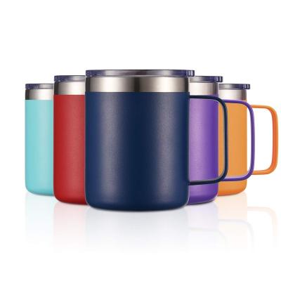 China Viable factory manufactures coffee mugs with a double layer of stainless steel handle for sale