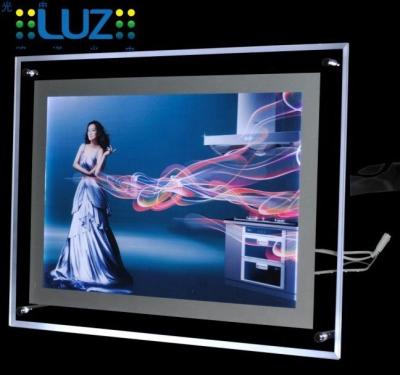 China A4 or custom table stand crystal acrylic led backlit light box picture frame A1 A2 A3 A4 or custom for sale