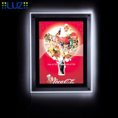 China 2021 Newest A1 Acrylic Crystal Photo Frame Light Box A1 Wholesale LED Acrylic Crystal Light Box for sale