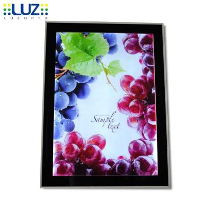 China Aluminum waterproof outdoor led light box led poster with key lock for sale