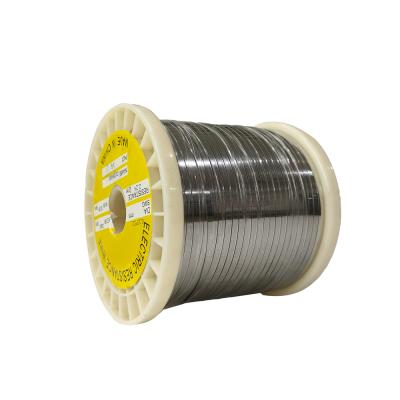 China Electrical Resistance Wire Nickel Chromium 80/20 Flat Wire Ni80 Cr20 Ribbon Wire for sale