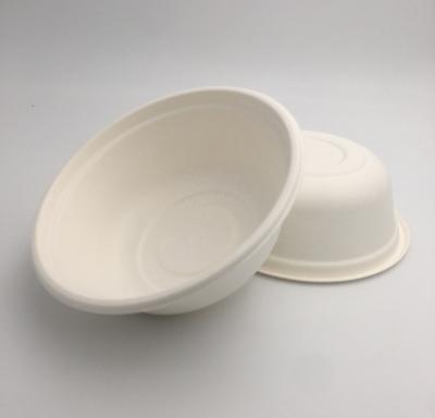 China Suagrcane Sugar Cane Bagasse Biodegradable Compostable Fashionable Tableware-340ml Bowl for sale