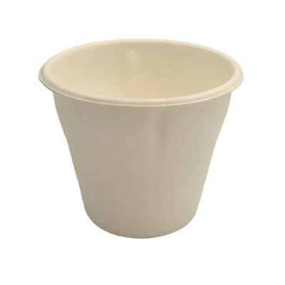 China Suagrcane Compostable Sugarcane Sauce Paper Cup with Paper Lid or Pet Lid for sale