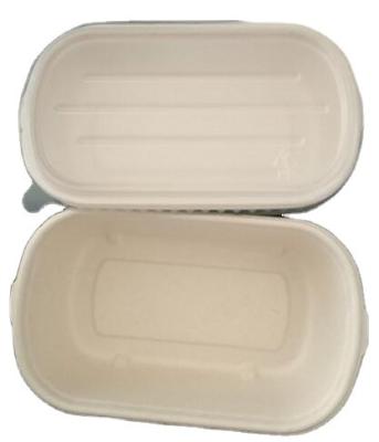 China Suagrcane Pulp Disposable Food Containers Take Away Biodegradable Lunch Box Sugarcane Bagasse for sale