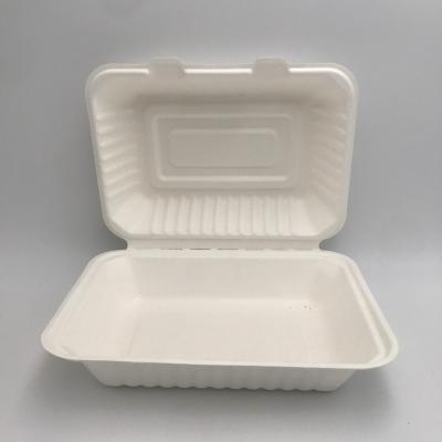 China Minimalist 900ml 8 Inch Microwave Eco Safe Greaseproof Bagasse Biodegradable To Go Breakfast Bowls Restaurant Custom for sale