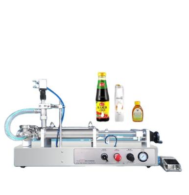 China Food Customized Filling Line Semi Automatic Manual 304 Stainless Steel Pate Filling Machine -10-125ml for sale