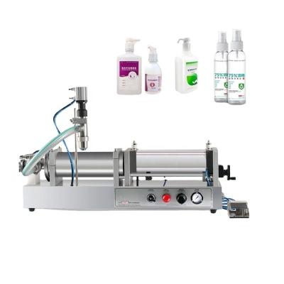 China Semi-auto Hand Sanitizer Filler Gel Food Machine Instant Running Manual Sanitizer Filling Machine for sale