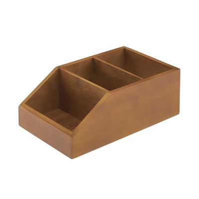 China China Wholesale Brown Home Office Table Storage Desk Organizer For Shelf for sale