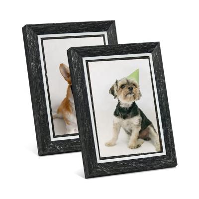 China Wholesale Rustic Home Decor Photo Frame Customized Wooden Office Wall Mounted Picture Frame for sale