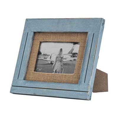 China Customized Wholesale Rustic Farmhouse Table Top by Picture Frame and Wall Mounted Wooden Picture Photo Frame for sale