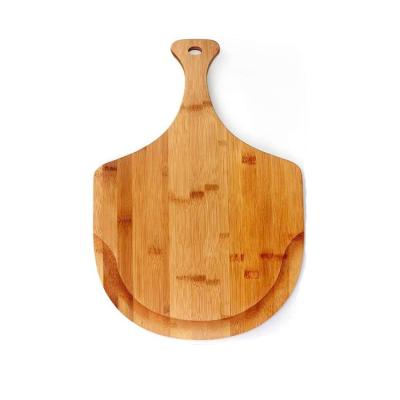 China Best Selling New Products Eco-Friendly Wholesale Home Breakfast Wood Serving Tableware Large Restaurant Hotel Pizza Tray Wooden Board for sale