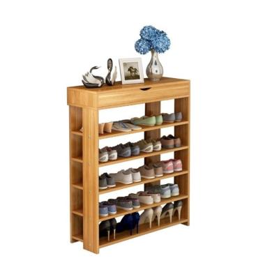 China Hot Sale Natural Custom Shoe Rack Wooden Multilayer Cabinet Cheap (Other) Amazon Adjustable Hot Sales Living Room Furniture for sale