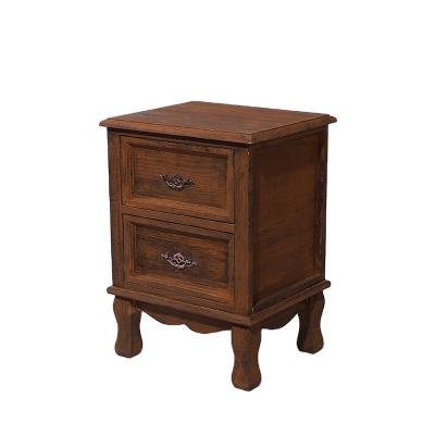 China Wholesale Antique Adjustable Furniture Rustic Farmhouse Bedroom Wooden Table (Other) With Drawers for sale