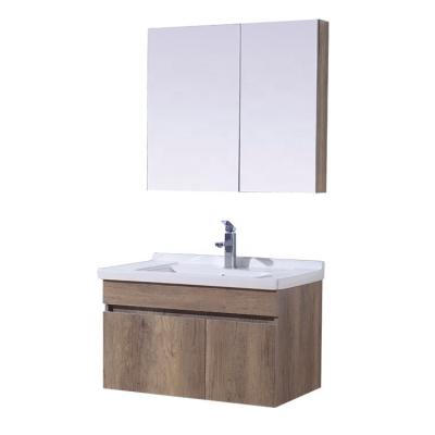 China Environmental Friendly Classic Bathroom Vanity Cabinet With Mirror Solid Wood Bathroom Cabinet Furniture Luxury Classic for sale