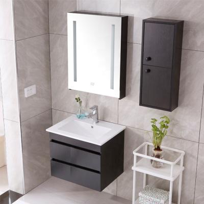 China Bathroom Cabinet Environmental Friendly Rustic Small Size Bathroom Cabinet With Niche for sale