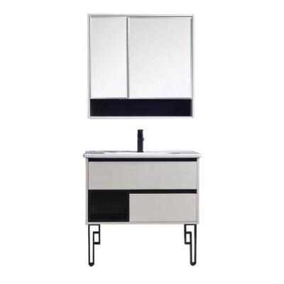 China Modern Economy Modern Bathroom Cabinet Bathroom Vanity 32 Inch Set for sale