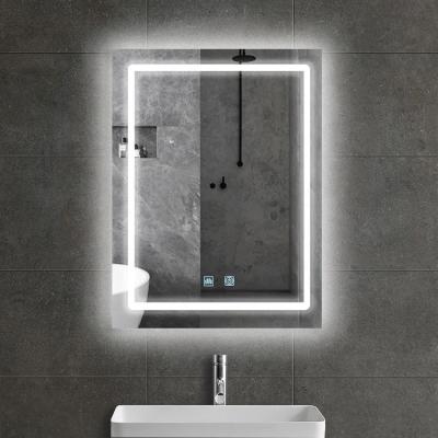 China Illuminated High Quality Bathroom Mirror With Led Lights Singapore Bathroom Makeup Mirror for sale