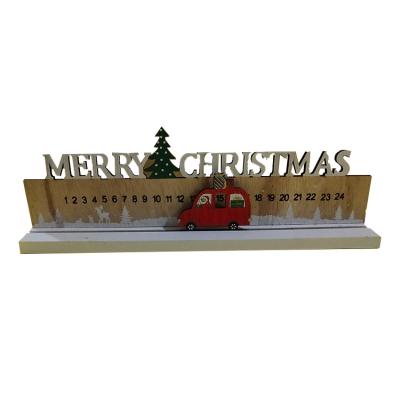 China Wholesale Europe Craft Wooden Christmas Ornaments Christmas Family Ornament Letter Home Decor for sale