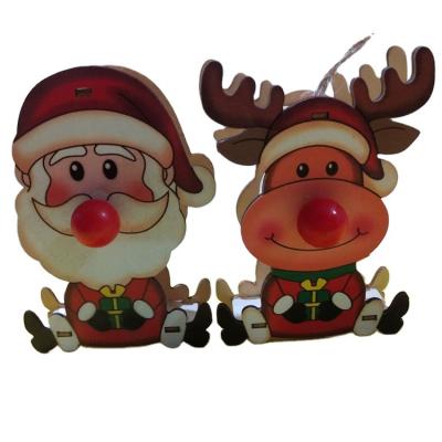 China Holiday decoration & Gift Made In China Top Quality Wood Craft Clover Chunks Wood Products for sale