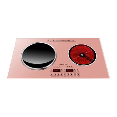 China Multifunctional RV Double - Main Induction Furnace, High-power Fast Heating Induction Furnace Infrared Infrared Induction Cooker for sale