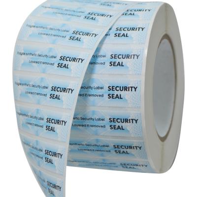 Китай Destructive anti-counterfeit eggshell vinyl security label stickers tamper evident security label eggshell sticker продается