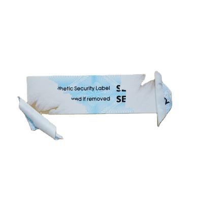 China Free sample anti-counterfeit matte white color label eggshell fragile sticker custom for plastic box zu verkaufen