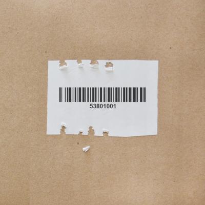 中国 Customized Anti-counterfeit Customized Self Adhesive Blank Barcode Label Printing Eggshell Sticker Roll For Box Seal 販売のため